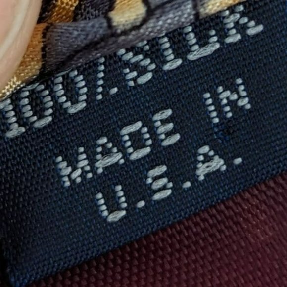 J Garcia Tie Black Grey Blue Purple Abstract Striped Print 100% Silk Made In USA - Picture 5 of 7